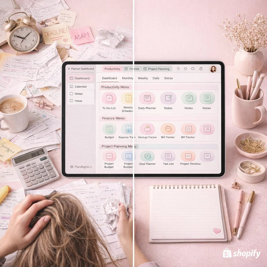 Stop Wasting Time. Start Finishing Projects. | All-in-One Digital Project Planner 🚀